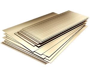 Лист бронзовый