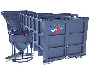 Бункер для сыпучих материалов 50 м3