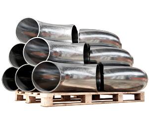 Отвод крутоизогнутый нержавеющий 90 гр. 108х4 мм 10Х17Н13М2Т