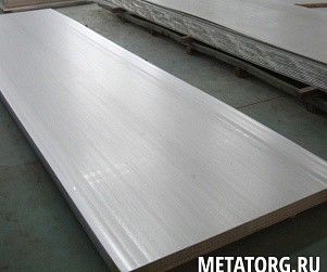 Лист нержавеющий 0,3х1000х2000 мм 08Х18Н12Б ГОСТ 5582
