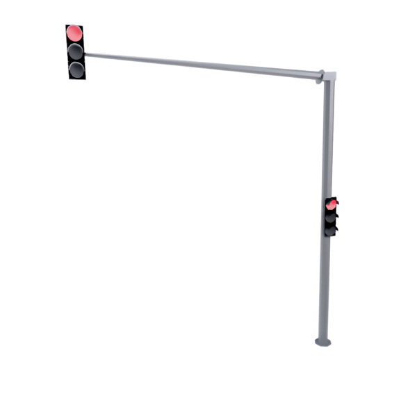 Опоры граненые светофорные Г-образные ОГСГ