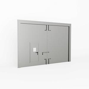 Ворота с калиткой противопожарные EI-60