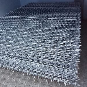 Сетка канилированная рифленая 13x3 мм 45 ГОСТ 3306-88