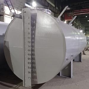 Резервуар горизонтальный стальной подземный РГСП-25 м3