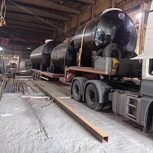 Резервуар горизонтальный стальной подземный РГСП-20 м3