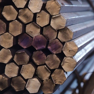 Прокат шестигранный 09Г2С 14 мм