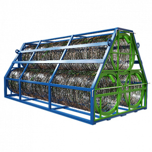 БРЗ АКЛ 3х секционное двухрядное ограждение