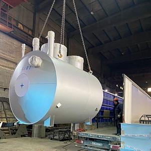 Резервуар горизонтальный стальной подземный РГСП-3 м3