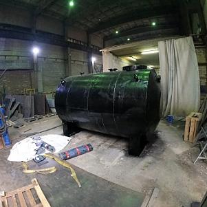 Резервуар горизонтальный стальной подземный РГСП-5 м3