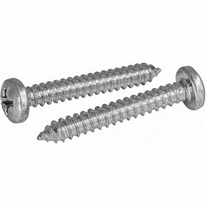 Саморез оцинкованный полусфера 6,3х45 DIN 7504N пакет 20 шт