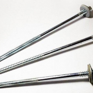 Саморез оцинкованный для сэндвич панелей 6,3/5,5х105 SW+EPDM пакет 20 шт