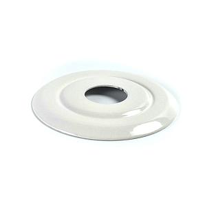 Декоративный металлический отражатель белого цвета