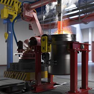 Электрошлаковое литье (ЭШЛ)