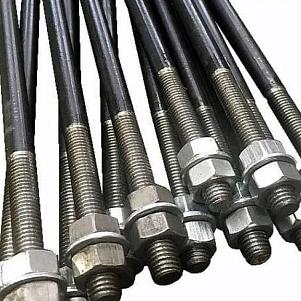 Болт фундаментный прямой 09Г2С 12 мм ГОСТ 24379.1-2012