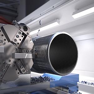 Нарезка резьбы на трубах