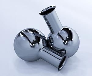 Колбы круглодонные низкогорлые из платины №128