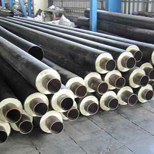 Труба 159х4,5-2-ППУ-ПЭ (ОЦ) ГОСТ 30732-2006 159/280