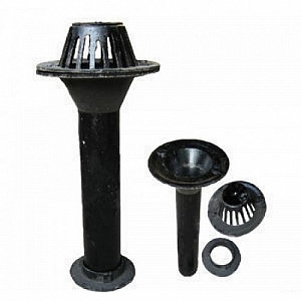 Воронка водосточная чугунная ВР-100 в сборе Ду 100х600