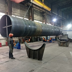 Газоходы промышленные горизонтальные