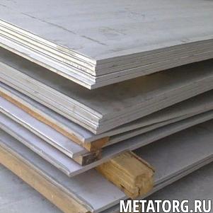 Плита нержавеющая 07Х16Н6 145х100х1000 мм ГОСТ 7350-77 ГОСТ 5632-2014