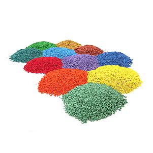 Резиновая крошка SBR алая RAL 2002