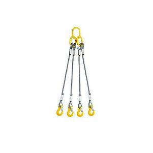 Четырёхветвевой канатный строп 4СК-1.6 т. заплётка