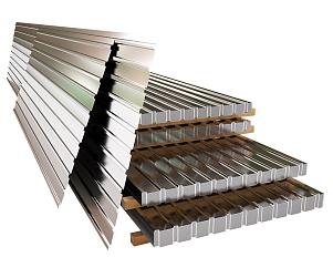  Нержавеющий профнастил C44