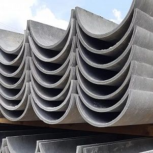 Лотки асбестоцементные 100 мм L=1.9 м - 3.95 м