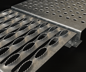 Просечно-профилированный настил