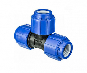 Тройник компрессионный ПНД