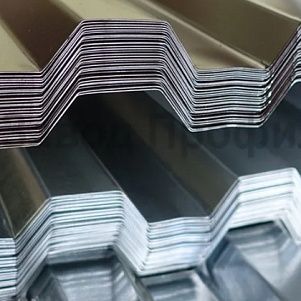 Профнастил нержавеющий С44 0,35 мм AISI 304 ГОСТ 24045-2016