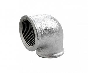 Угольник чугунный оцинкованный