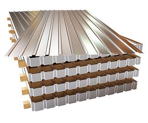  Нержавеющий профнастил C10