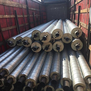 Труба 57х3,5-2-ППУ-ПЭ (ОЦ) ГОСТ 30732-2006 57/140