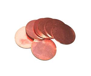 Медные круглые пластины