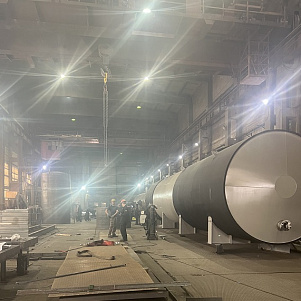 Резервуар стальной горизонтальный РГС-100 м3 утепление K-FLEX IC CLAD