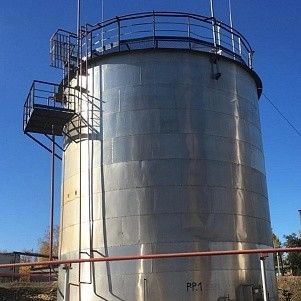 Резервуар нержавеющий цельносварной РВС 150 м3