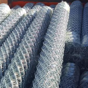 Сетка рабица d 1,6 ячейка 55х55, 1,5х10м оцинкованная