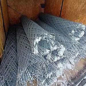 Колючая сетка ПКЛЗ в рулонах