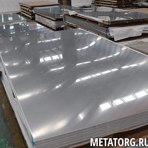 Лист нержавеющий 0,3х1250х2500 мм 08Х18Н10 ГОСТ 5582