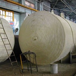 Резервуар горизонтальный стальной РГСН-110 м3 ( утепленный ППУ )