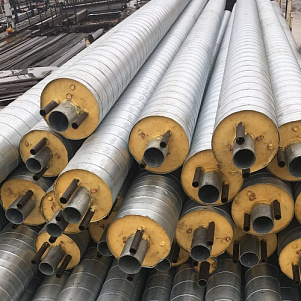 Труба 76х3,5-2-ППУ-ПЭ ОЦ ГОСТ 30732-2006 76/160