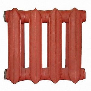 Радиатор чугунный МС-140 М-300 4 секции Ду15 Qну=420 Вт