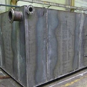 Резервуар прямоугольный стальной 3 м3