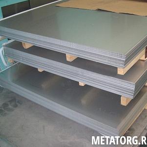 Лист нержавеющий 0,3х1250х2500 мм 12Х18Н9 ГОСТ 5582