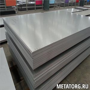 Лист нержавеющий 0,3х1250х2500 мм 12Х18Н10 ГОСТ 5582