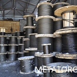 Канат стальной талевый 25 мм ГОСТ 16853-88