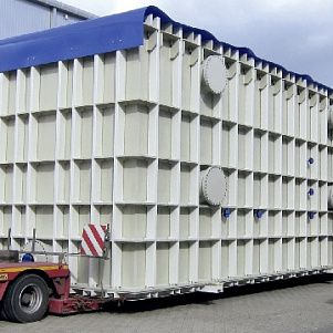 Резервуар прямоугольный стальной 250 м3