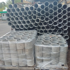 Дренажная перфорированная труба асбестоцементная 100 L=3,95 м